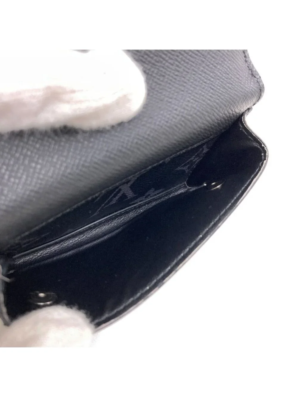 Louis Vuitton Zippy Organizer Coin Purse Monogram Eclipse